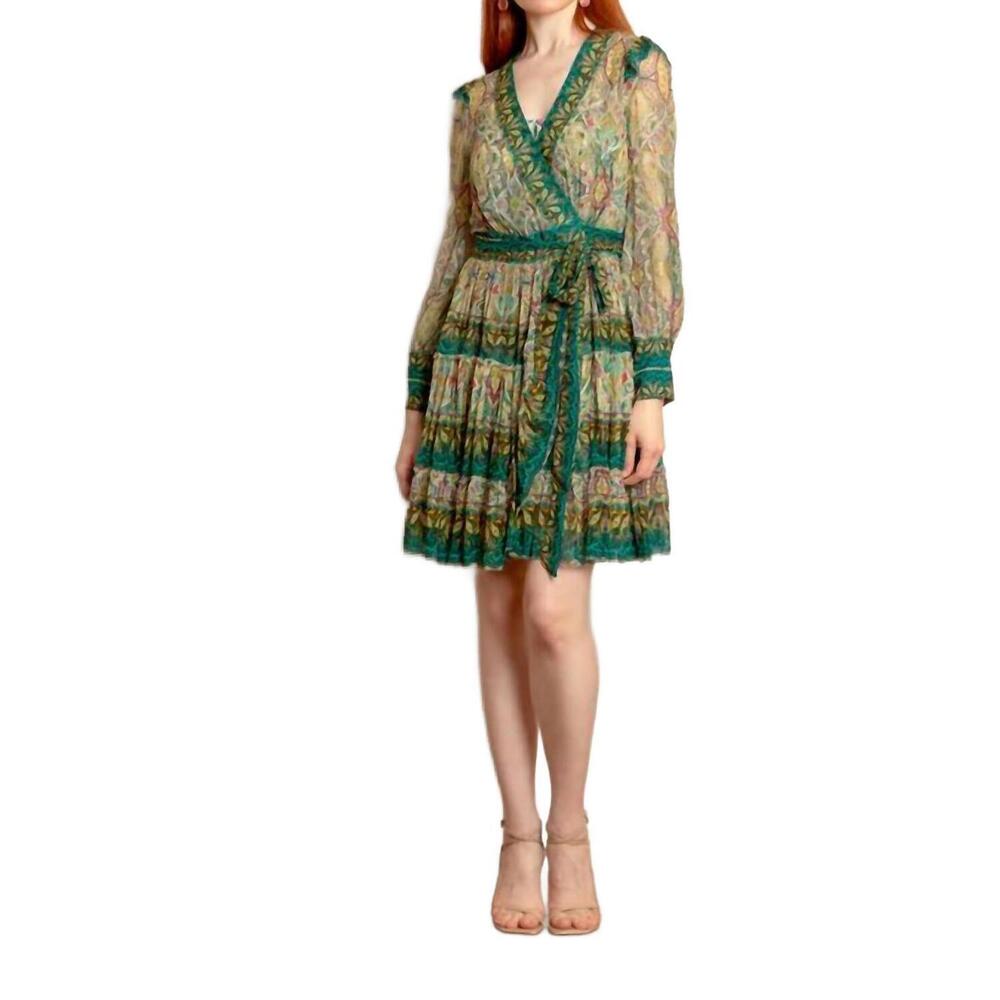 NEW JESSIE LIU charlotte dress in green